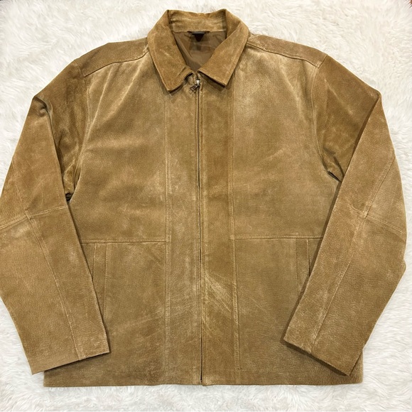Claiborne Tan Suede Jacket - Picture 10 of 15